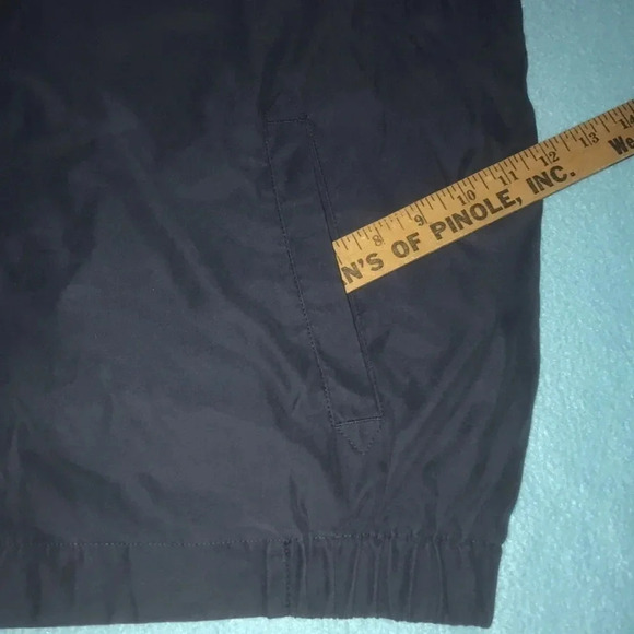 COVINGTON navy blue zip up long sleeve windbreaker jacket with pockets NEW SZ L - Picture 7 of 7